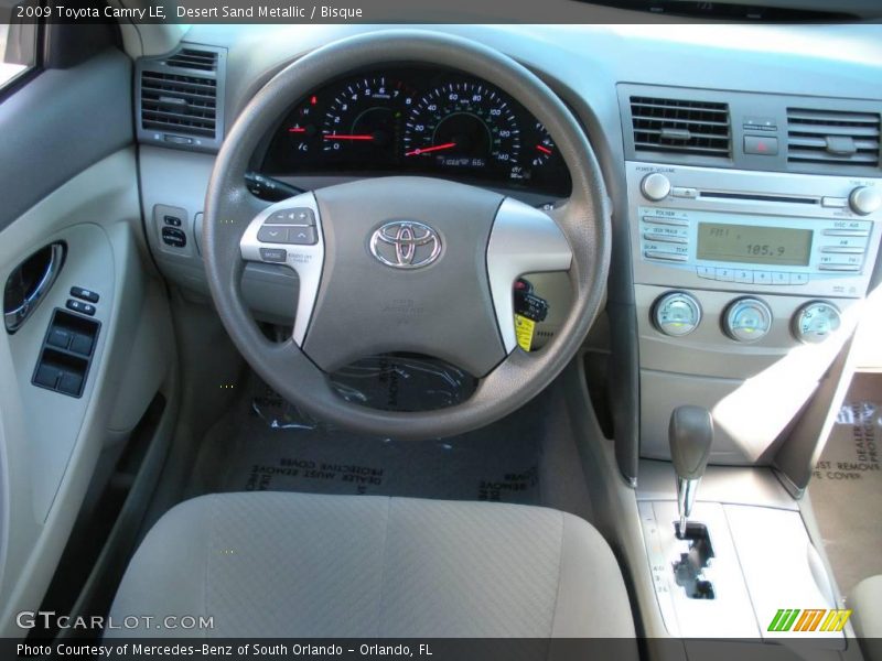 Desert Sand Metallic / Bisque 2009 Toyota Camry LE