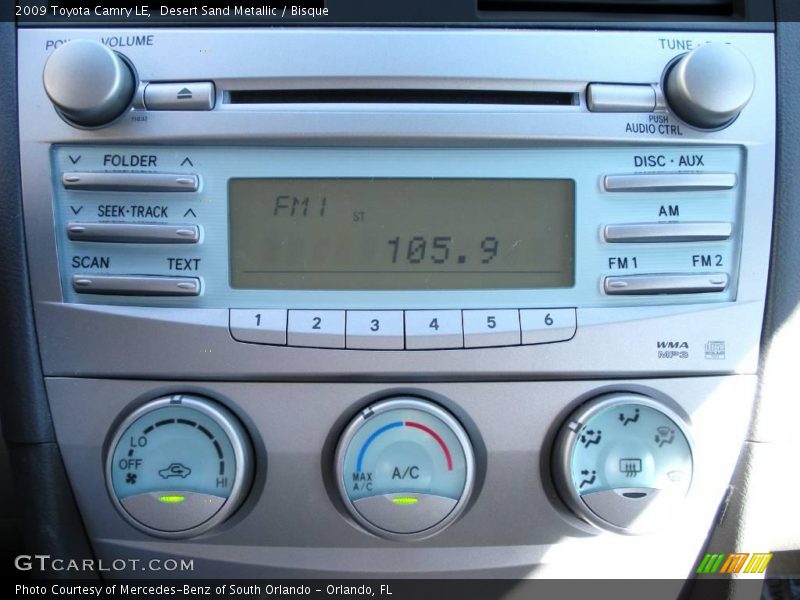 Desert Sand Metallic / Bisque 2009 Toyota Camry LE