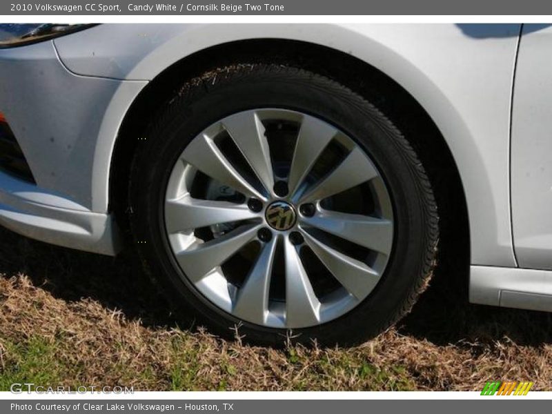 Candy White / Cornsilk Beige Two Tone 2010 Volkswagen CC Sport