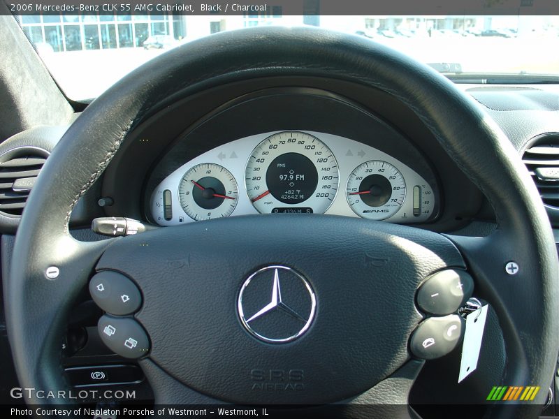 Black / Charcoal 2006 Mercedes-Benz CLK 55 AMG Cabriolet