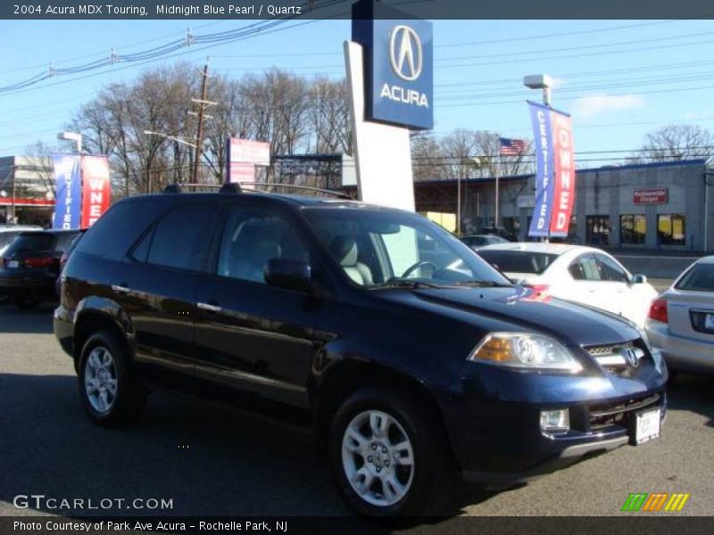 Midnight Blue Pearl / Quartz 2004 Acura MDX Touring
