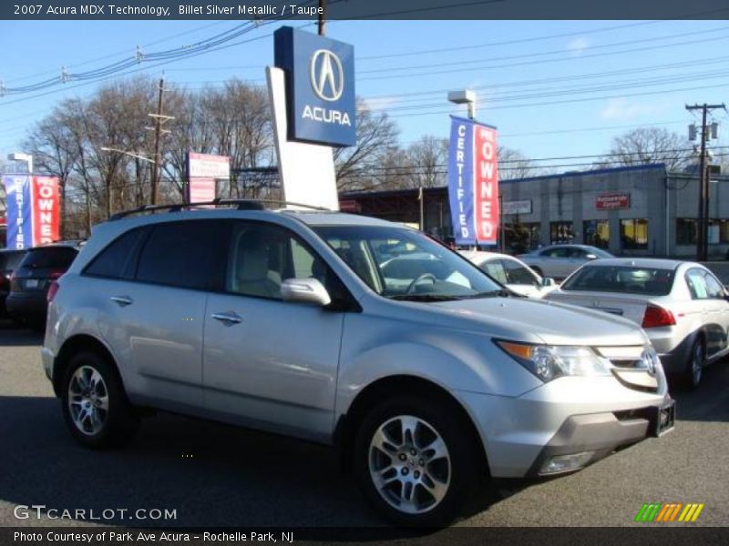 Billet Silver Metallic / Taupe 2007 Acura MDX Technology