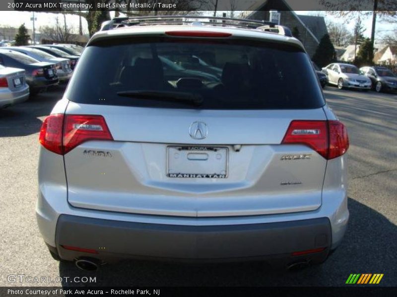 Billet Silver Metallic / Taupe 2007 Acura MDX Technology