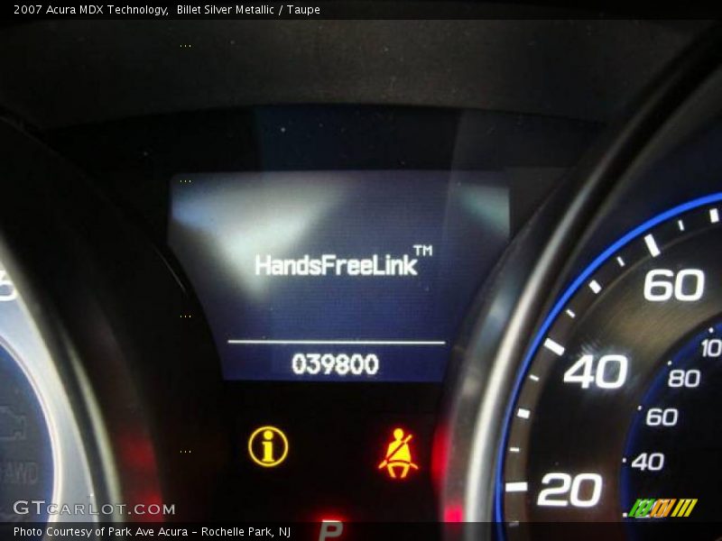 Billet Silver Metallic / Taupe 2007 Acura MDX Technology