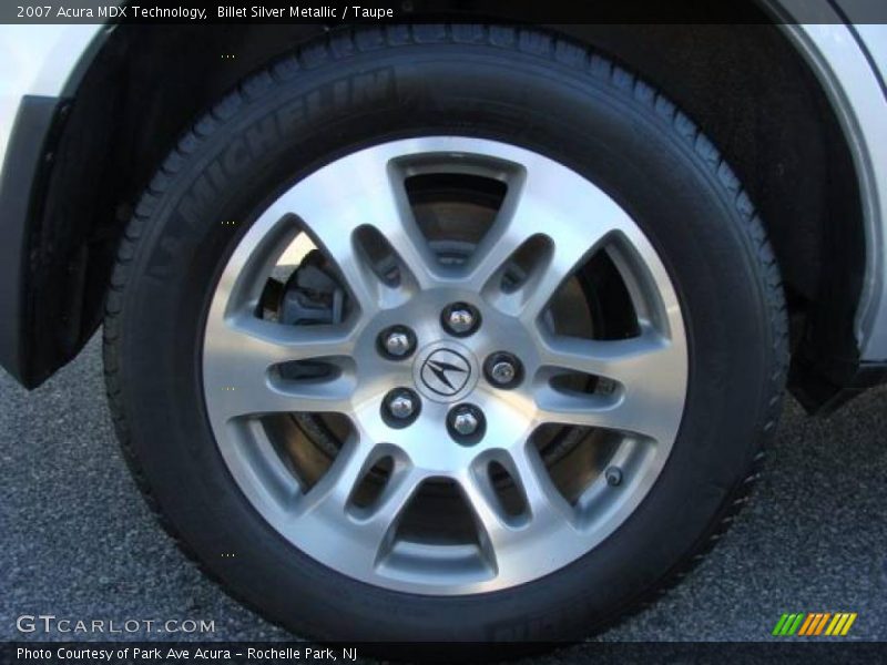 Billet Silver Metallic / Taupe 2007 Acura MDX Technology