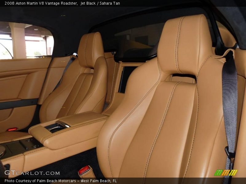 Jet Black / Sahara Tan 2008 Aston Martin V8 Vantage Roadster