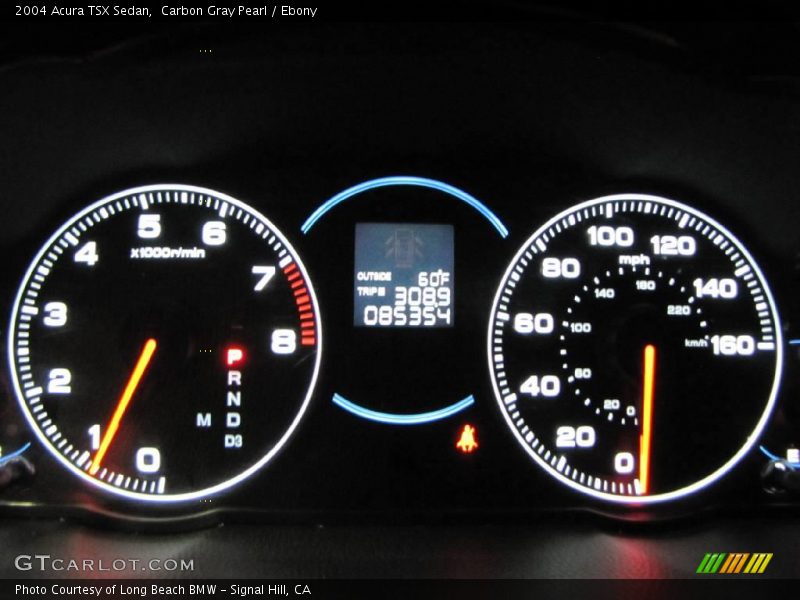Carbon Gray Pearl / Ebony 2004 Acura TSX Sedan