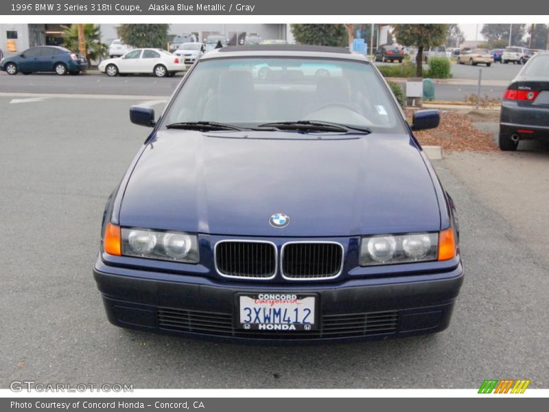 Alaska Blue Metallic / Gray 1996 BMW 3 Series 318ti Coupe