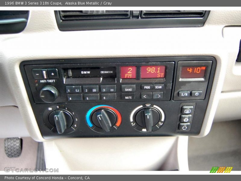 Alaska Blue Metallic / Gray 1996 BMW 3 Series 318ti Coupe