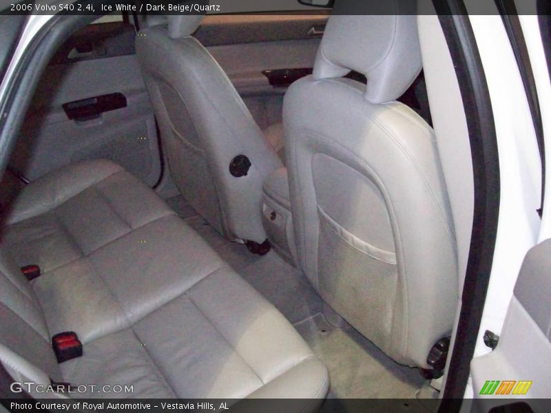 Ice White / Dark Beige/Quartz 2006 Volvo S40 2.4i