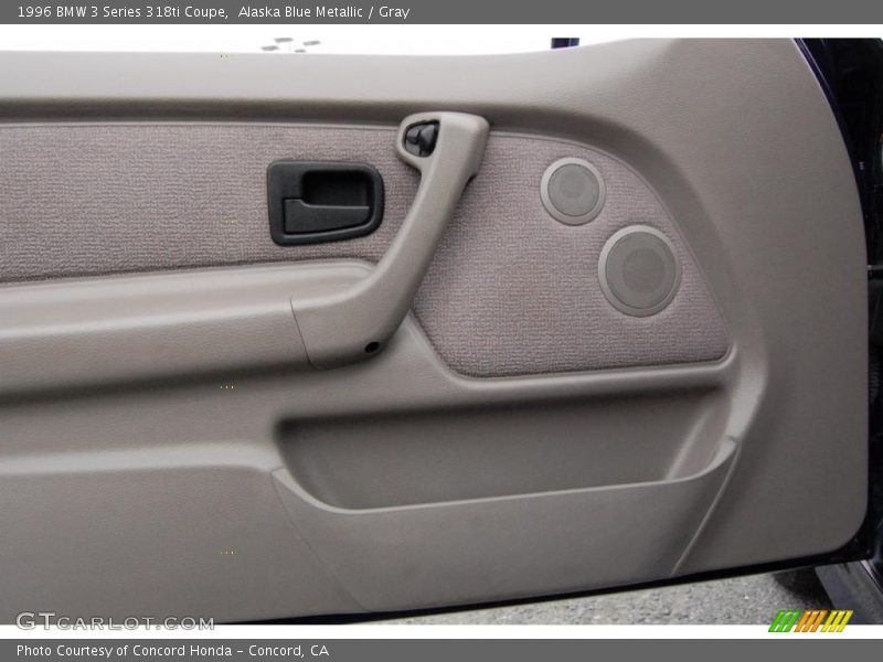 Alaska Blue Metallic / Gray 1996 BMW 3 Series 318ti Coupe