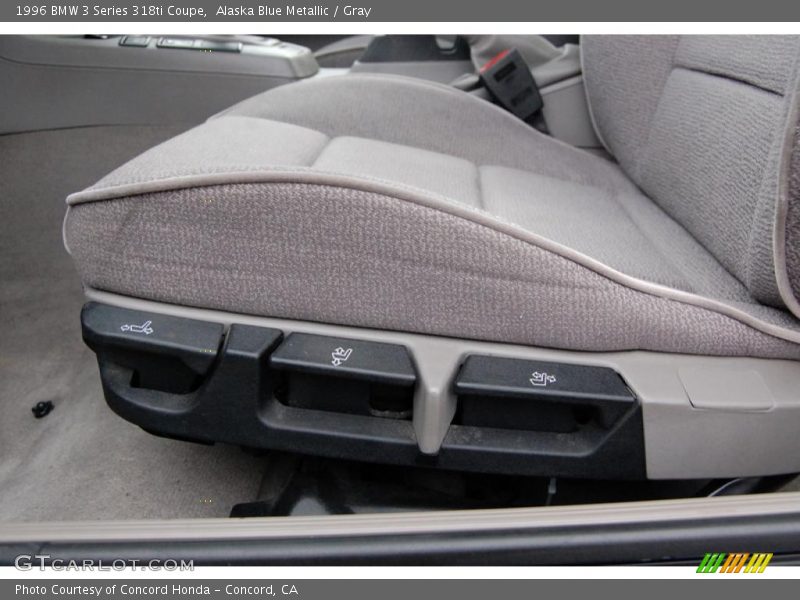 Alaska Blue Metallic / Gray 1996 BMW 3 Series 318ti Coupe