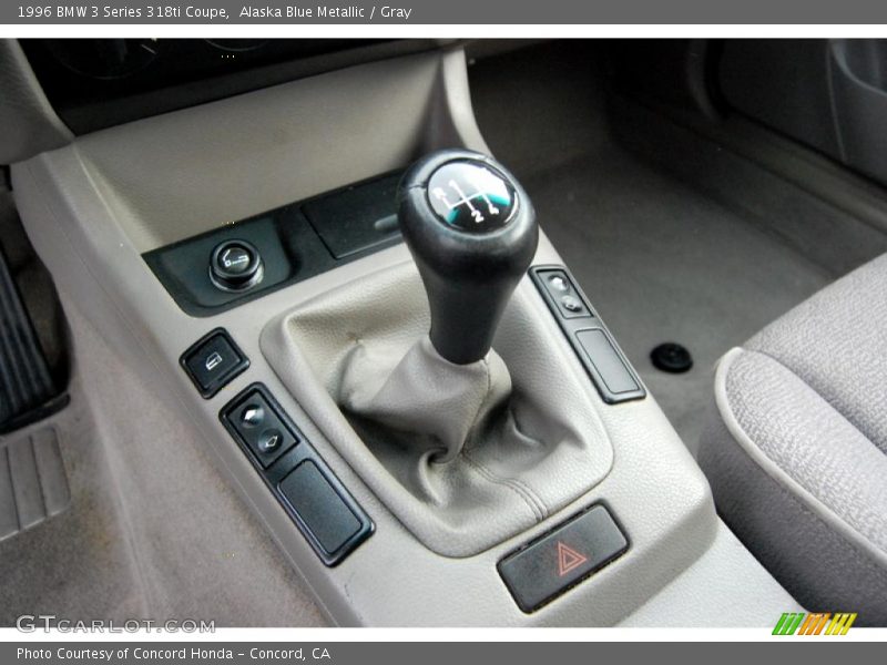 Alaska Blue Metallic / Gray 1996 BMW 3 Series 318ti Coupe