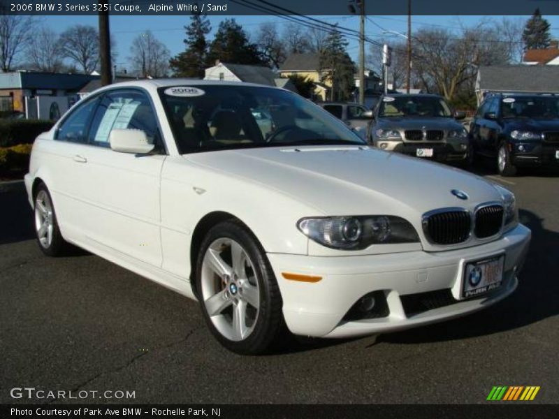 Alpine White / Sand 2006 BMW 3 Series 325i Coupe