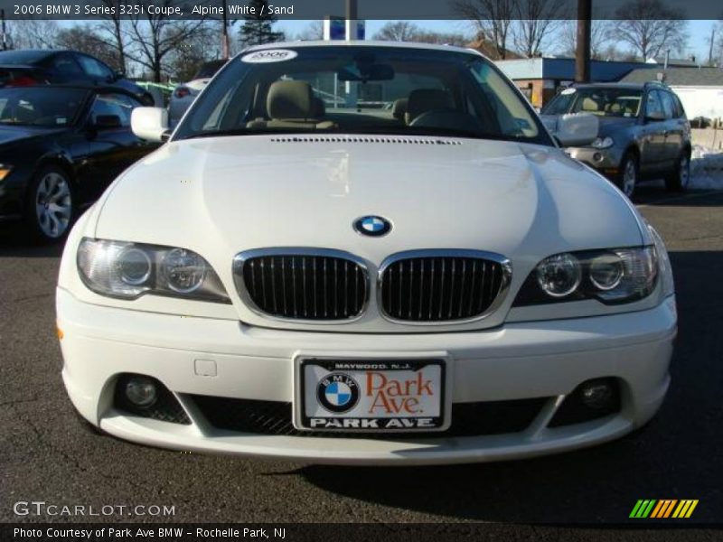 Alpine White / Sand 2006 BMW 3 Series 325i Coupe