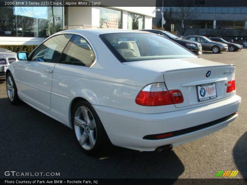 Alpine White / Sand 2006 BMW 3 Series 325i Coupe