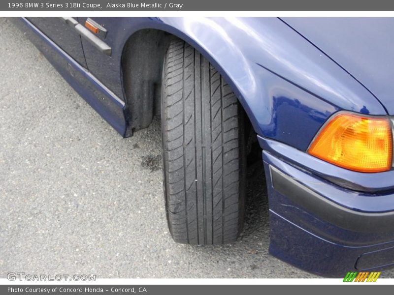 Alaska Blue Metallic / Gray 1996 BMW 3 Series 318ti Coupe