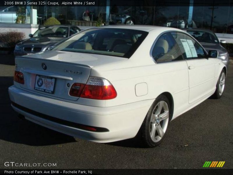 Alpine White / Sand 2006 BMW 3 Series 325i Coupe