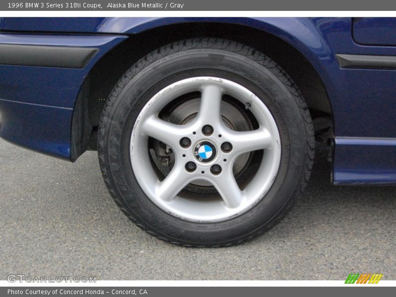 Alaska Blue Metallic / Gray 1996 BMW 3 Series 318ti Coupe