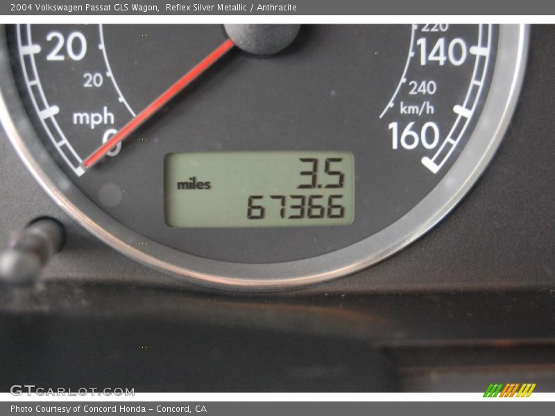 Reflex Silver Metallic / Anthracite 2004 Volkswagen Passat GLS Wagon