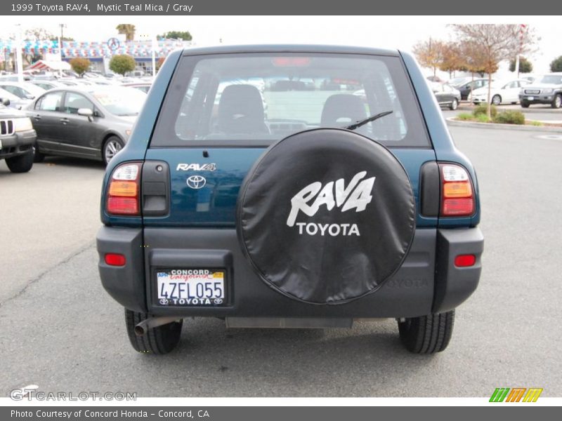Mystic Teal Mica / Gray 1999 Toyota RAV4