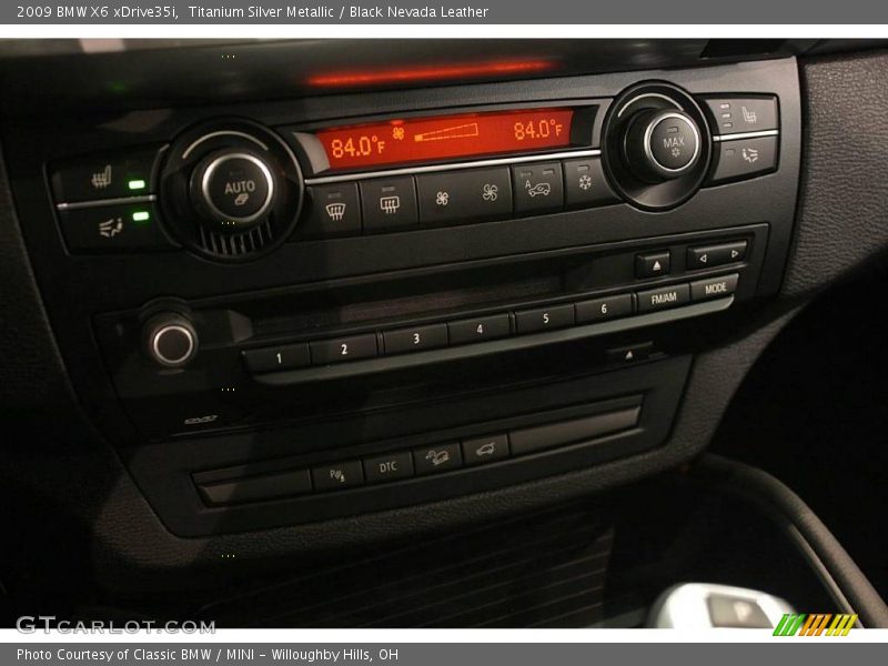 Titanium Silver Metallic / Black Nevada Leather 2009 BMW X6 xDrive35i