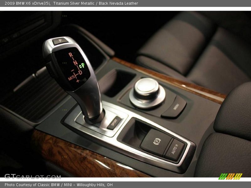 Titanium Silver Metallic / Black Nevada Leather 2009 BMW X6 xDrive35i