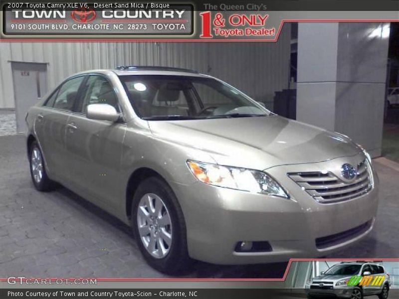 Desert Sand Mica / Bisque 2007 Toyota Camry XLE V6