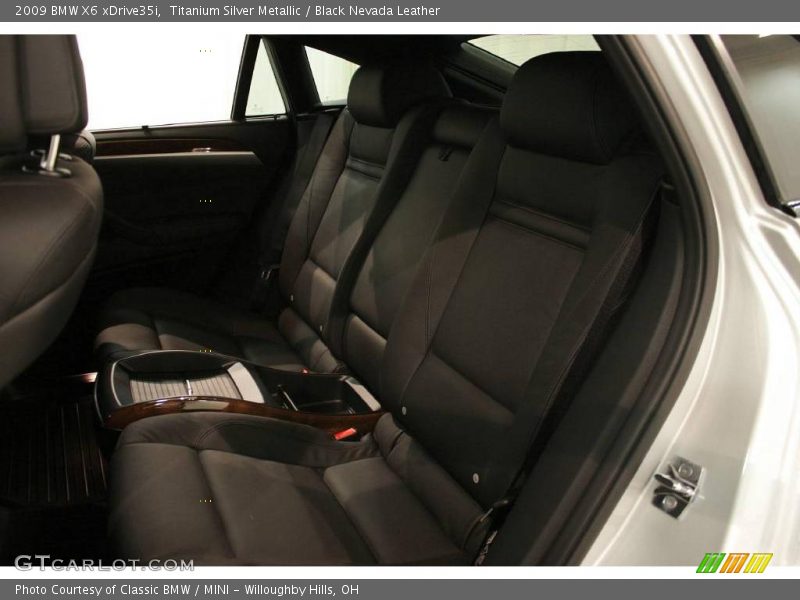 Titanium Silver Metallic / Black Nevada Leather 2009 BMW X6 xDrive35i