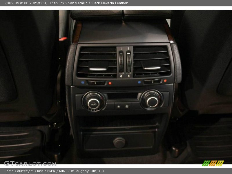 Titanium Silver Metallic / Black Nevada Leather 2009 BMW X6 xDrive35i