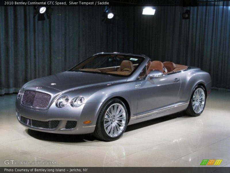 Silver Tempest / Saddle 2010 Bentley Continental GTC Speed