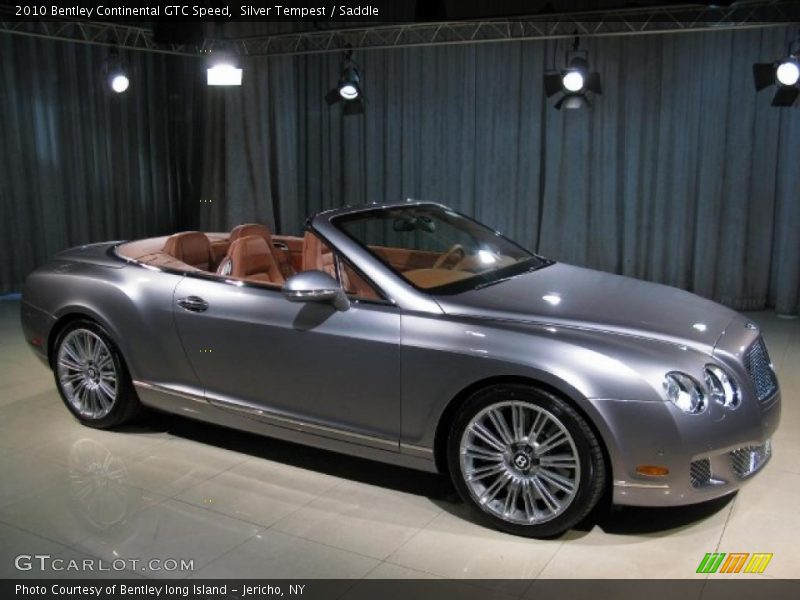Silver Tempest / Saddle 2010 Bentley Continental GTC Speed