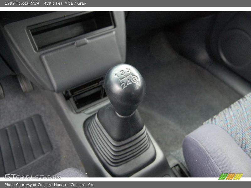 Mystic Teal Mica / Gray 1999 Toyota RAV4
