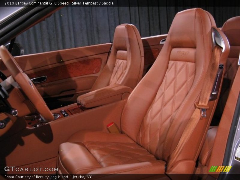 Silver Tempest / Saddle 2010 Bentley Continental GTC Speed
