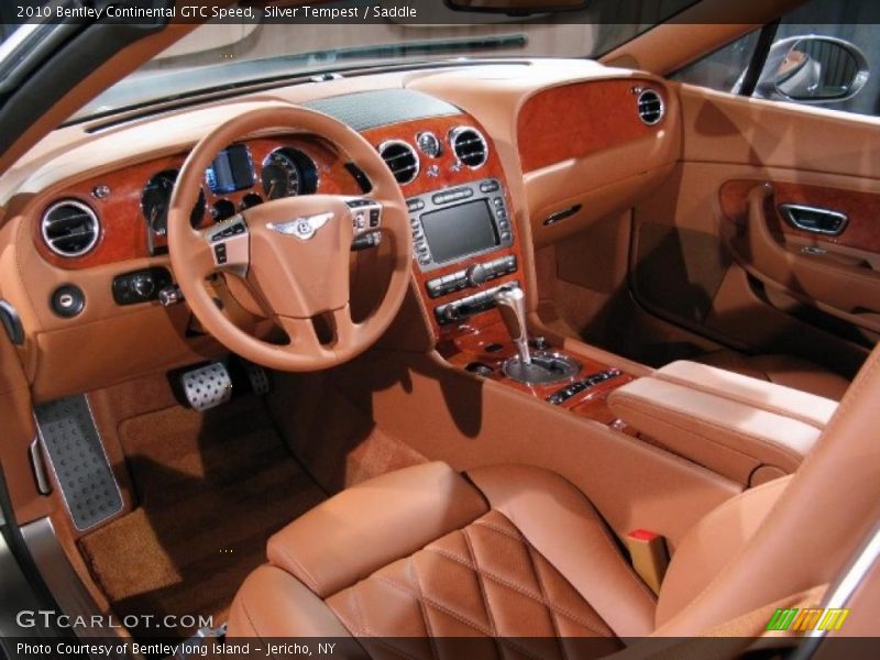Silver Tempest / Saddle 2010 Bentley Continental GTC Speed