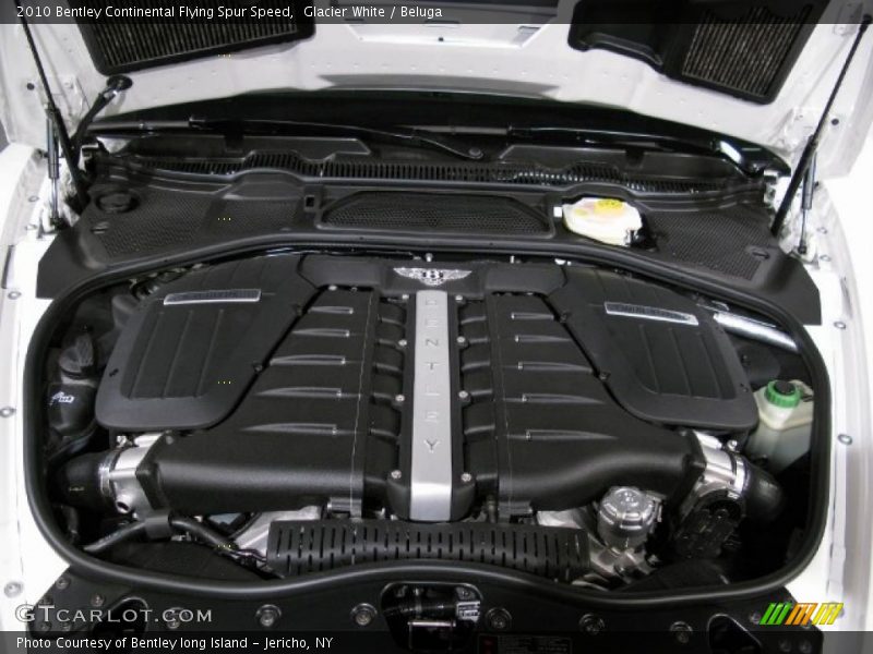 Glacier White / Beluga 2010 Bentley Continental Flying Spur Speed