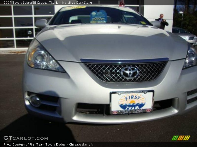 Titanium Metallic / Dark Stone 2007 Toyota Solara SE Coupe