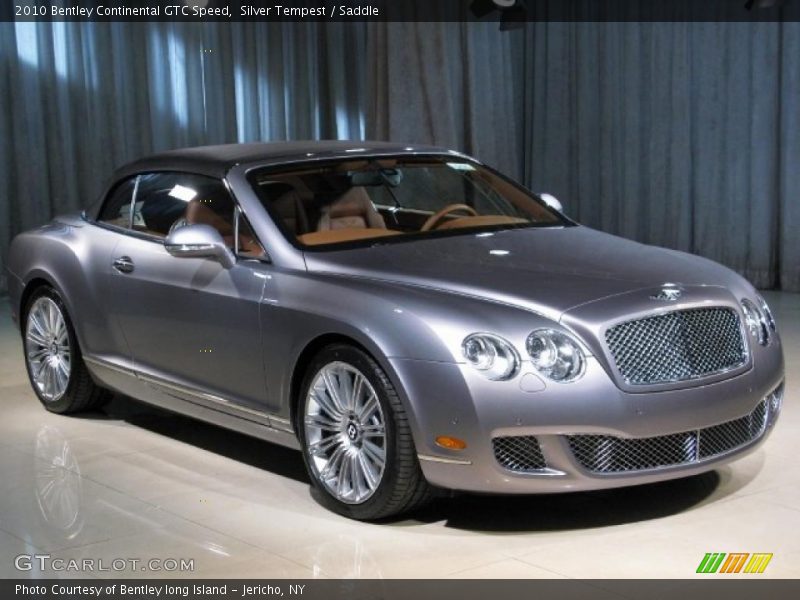 Silver Tempest / Saddle 2010 Bentley Continental GTC Speed