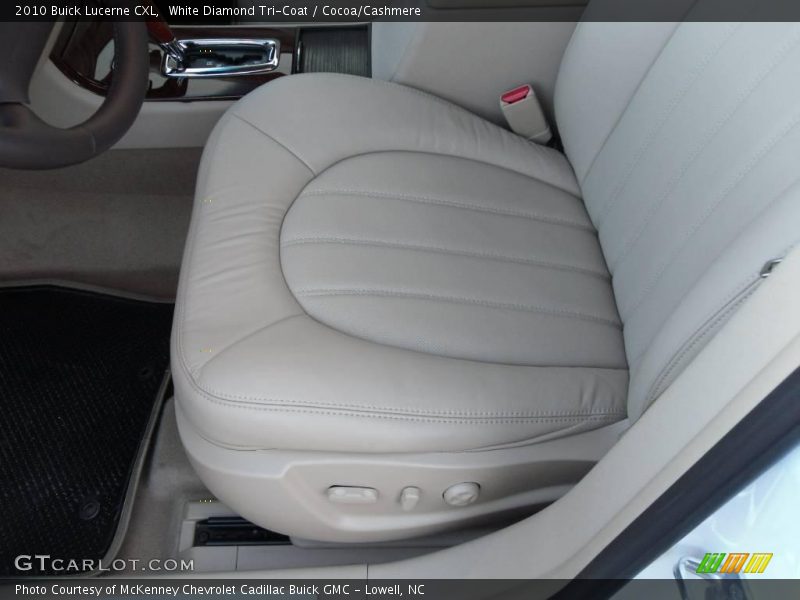 White Diamond Tri-Coat / Cocoa/Cashmere 2010 Buick Lucerne CXL