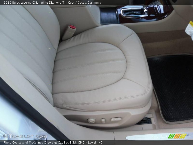 White Diamond Tri-Coat / Cocoa/Cashmere 2010 Buick Lucerne CXL