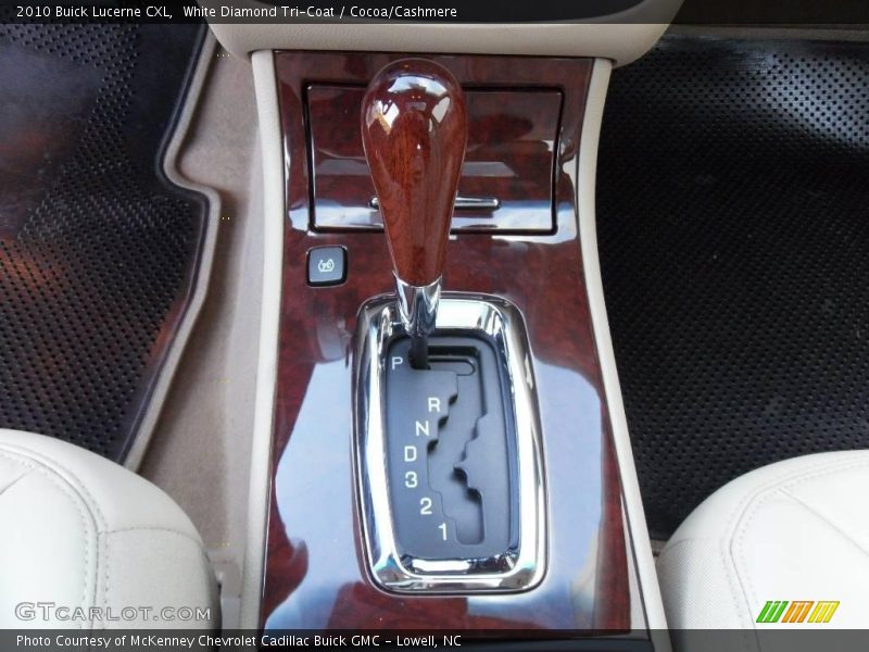 White Diamond Tri-Coat / Cocoa/Cashmere 2010 Buick Lucerne CXL