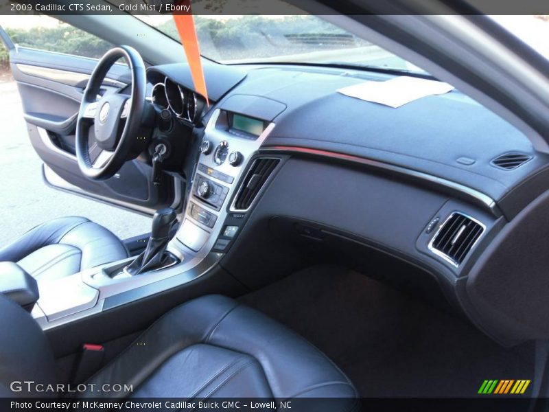 Gold Mist / Ebony 2009 Cadillac CTS Sedan
