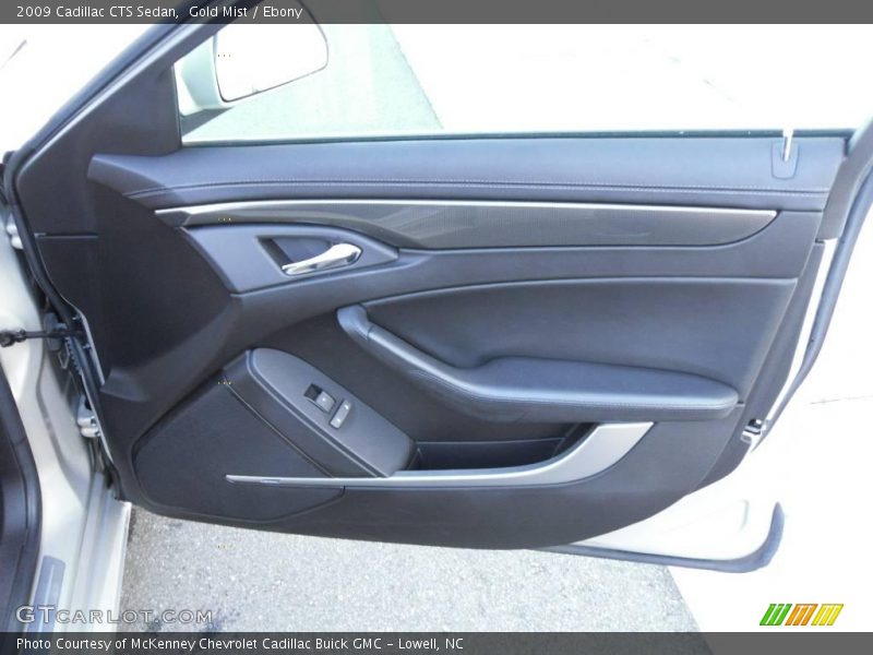 Gold Mist / Ebony 2009 Cadillac CTS Sedan