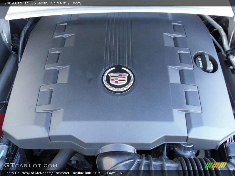 Gold Mist / Ebony 2009 Cadillac CTS Sedan