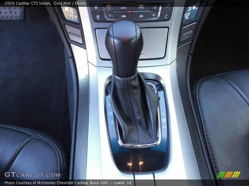 Gold Mist / Ebony 2009 Cadillac CTS Sedan