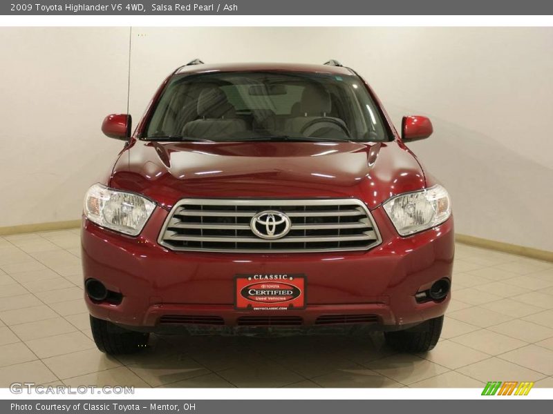 Salsa Red Pearl / Ash 2009 Toyota Highlander V6 4WD