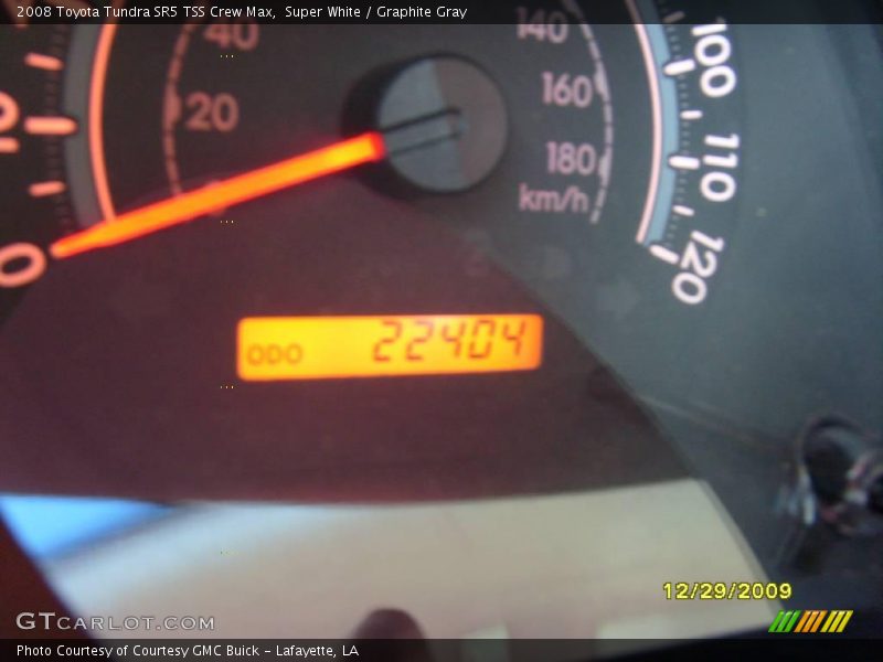 Super White / Graphite Gray 2008 Toyota Tundra SR5 TSS Crew Max