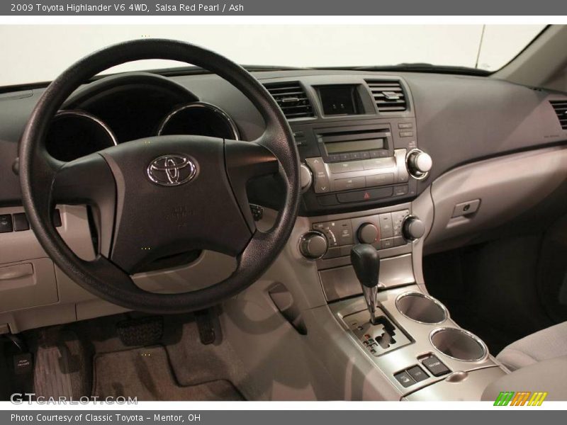 Salsa Red Pearl / Ash 2009 Toyota Highlander V6 4WD