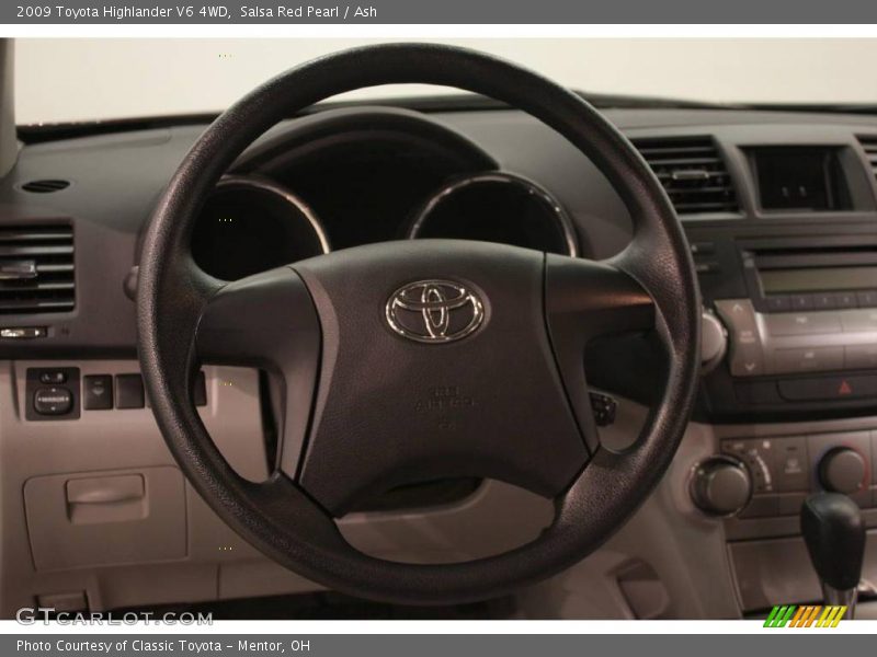 Salsa Red Pearl / Ash 2009 Toyota Highlander V6 4WD