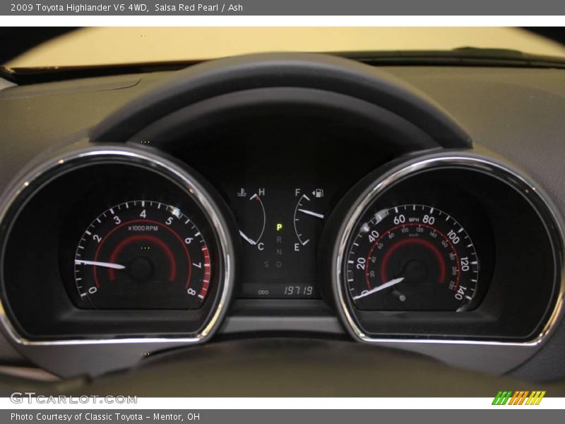 Salsa Red Pearl / Ash 2009 Toyota Highlander V6 4WD